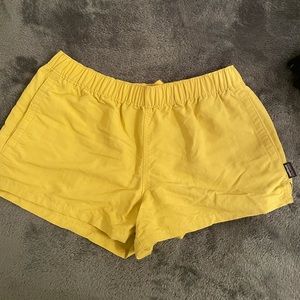 Patagonia yellow shorts. In great condition!!!SOLD